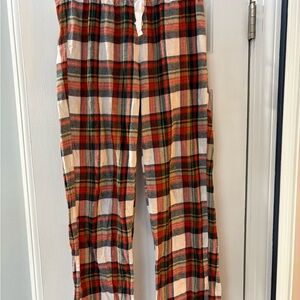 J Crew Plaid Pajama Lounge Pants